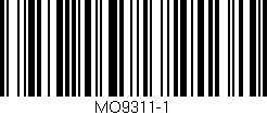 Código de barras (EAN, GTIN, SKU, ISBN): 'MO9311-1'