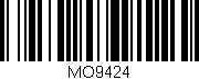 Código de barras (EAN, GTIN, SKU, ISBN): 'MO9424'