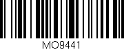 Código de barras (EAN, GTIN, SKU, ISBN): 'MO9441'