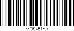 Código de barras (EAN, GTIN, SKU, ISBN): 'MO9451AA'