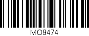 Código de barras (EAN, GTIN, SKU, ISBN): 'MO9474'
