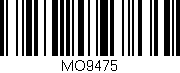 Código de barras (EAN, GTIN, SKU, ISBN): 'MO9475'