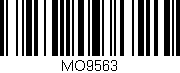 Código de barras (EAN, GTIN, SKU, ISBN): 'MO9563'