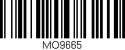 Código de barras (EAN, GTIN, SKU, ISBN): 'MO9665'
