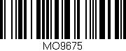 Código de barras (EAN, GTIN, SKU, ISBN): 'MO9675'