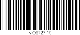 Código de barras (EAN, GTIN, SKU, ISBN): 'MO9727-19'