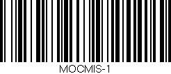 Código de barras (EAN, GTIN, SKU, ISBN): 'MOCMIS-1'