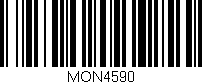 Código de barras (EAN, GTIN, SKU, ISBN): 'MON4590'