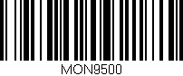 Código de barras (EAN, GTIN, SKU, ISBN): 'MON9500'