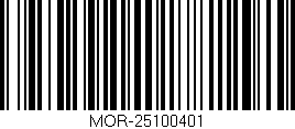 Código de barras (EAN, GTIN, SKU, ISBN): 'MOR-25100401'