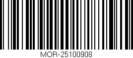 Código de barras (EAN, GTIN, SKU, ISBN): 'MOR-25100908'