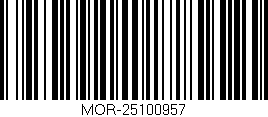 Código de barras (EAN, GTIN, SKU, ISBN): 'MOR-25100957'