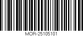 Código de barras (EAN, GTIN, SKU, ISBN): 'MOR-25105101'
