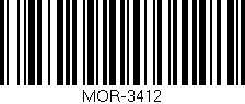 Código de barras (EAN, GTIN, SKU, ISBN): 'MOR-3412'