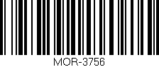 Código de barras (EAN, GTIN, SKU, ISBN): 'MOR-3756'