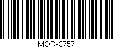 Código de barras (EAN, GTIN, SKU, ISBN): 'MOR-3757'