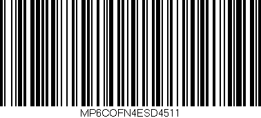 Código de barras (EAN, GTIN, SKU, ISBN): 'MP6COFN4ESD4511'