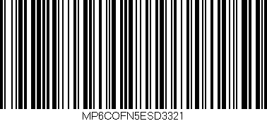 Código de barras (EAN, GTIN, SKU, ISBN): 'MP6COFN5ESD3321'