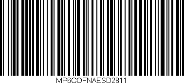 Código de barras (EAN, GTIN, SKU, ISBN): 'MP6COFNAESD2811'