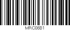 Código de barras (EAN, GTIN, SKU, ISBN): 'MRC06B1'