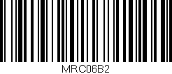 Código de barras (EAN, GTIN, SKU, ISBN): 'MRC06B2'