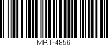 Código de barras (EAN, GTIN, SKU, ISBN): 'MRT-4856'