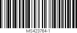 Código de barras (EAN, GTIN, SKU, ISBN): 'MS423764-1'