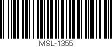 Código de barras (EAN, GTIN, SKU, ISBN): 'MSL-1355'