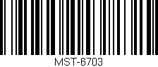 Código de barras (EAN, GTIN, SKU, ISBN): 'MST-6703'