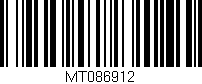 Código de barras (EAN, GTIN, SKU, ISBN): 'MT086912'