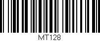 Código de barras (EAN, GTIN, SKU, ISBN): 'MT128'