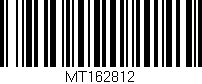 Código de barras (EAN, GTIN, SKU, ISBN): 'MT162812'