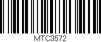 Código de barras (EAN, GTIN, SKU, ISBN): 'MTC3572'