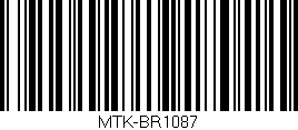 Código de barras (EAN, GTIN, SKU, ISBN): 'MTK-BR1087'
