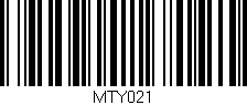 Código de barras (EAN, GTIN, SKU, ISBN): 'MTY021'