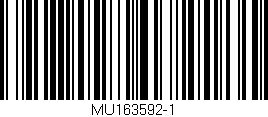 Código de barras (EAN, GTIN, SKU, ISBN): 'MU163592-1'