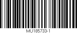 Código de barras (EAN, GTIN, SKU, ISBN): 'MU185733-1'