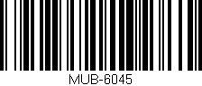 Código de barras (EAN, GTIN, SKU, ISBN): 'MUB-6045'