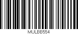 Código de barras (EAN, GTIN, SKU, ISBN): 'MULBB554'