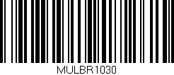 Código de barras (EAN, GTIN, SKU, ISBN): 'MULBR1030'