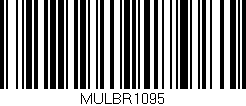 Código de barras (EAN, GTIN, SKU, ISBN): 'MULBR1095'