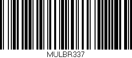 Código de barras (EAN, GTIN, SKU, ISBN): 'MULBR337'