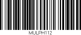 Código de barras (EAN, GTIN, SKU, ISBN): 'MULPH112'