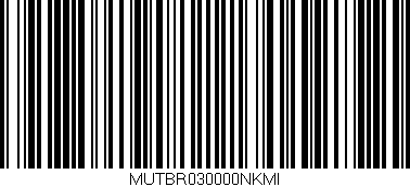 Código de barras (EAN, GTIN, SKU, ISBN): 'MUTBR030000NKMI'