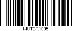 Código de barras (EAN, GTIN, SKU, ISBN): 'MUTBR1095'