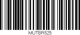 Código de barras (EAN, GTIN, SKU, ISBN): 'MUTBR525'