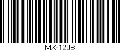 Código de barras (EAN, GTIN, SKU, ISBN): 'MX-120B'