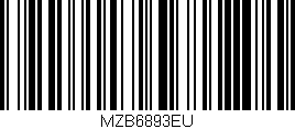 Código de barras (EAN, GTIN, SKU, ISBN): 'MZB6893EU'