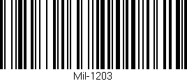 Código de barras (EAN, GTIN, SKU, ISBN): 'Mil-1203'