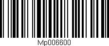 Código de barras (EAN, GTIN, SKU, ISBN): 'Mp006600'